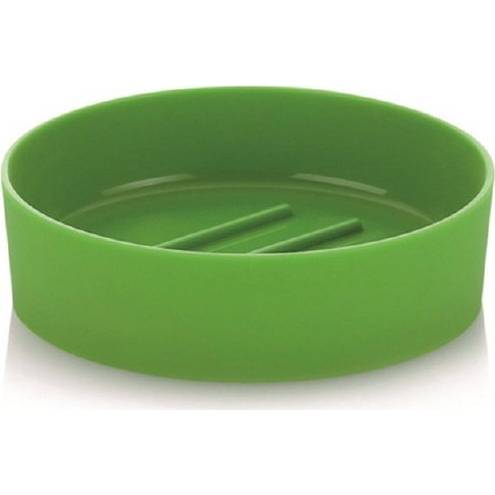 Miska na mýdlo zelená kulatá