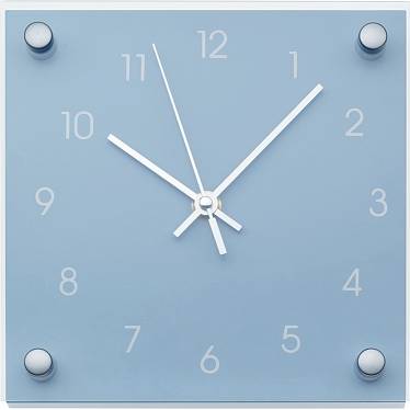 Nástěnné hodiny Bristol modré